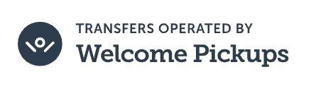 Transfers operated by Welcome Pickups logo with an abstract human figure icon.